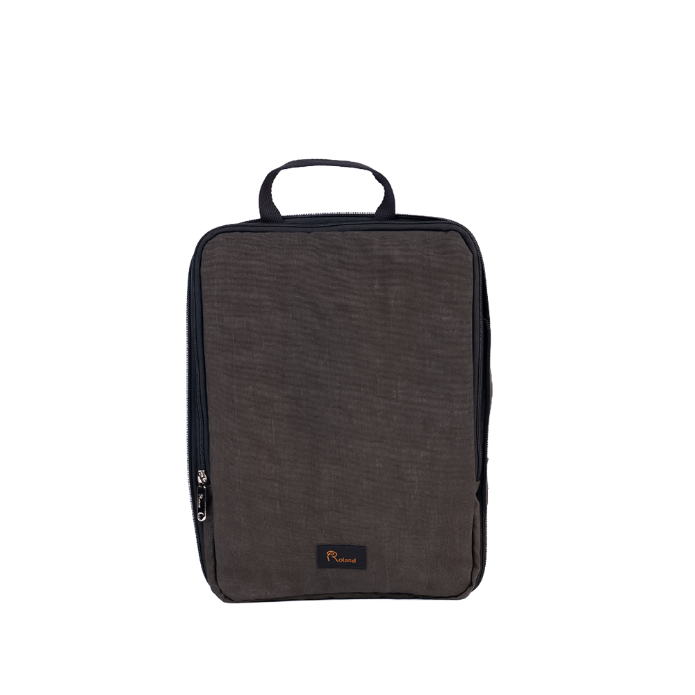 Roland 旅行可壓縮衣物收納袋/小一入(榛果摩卡)